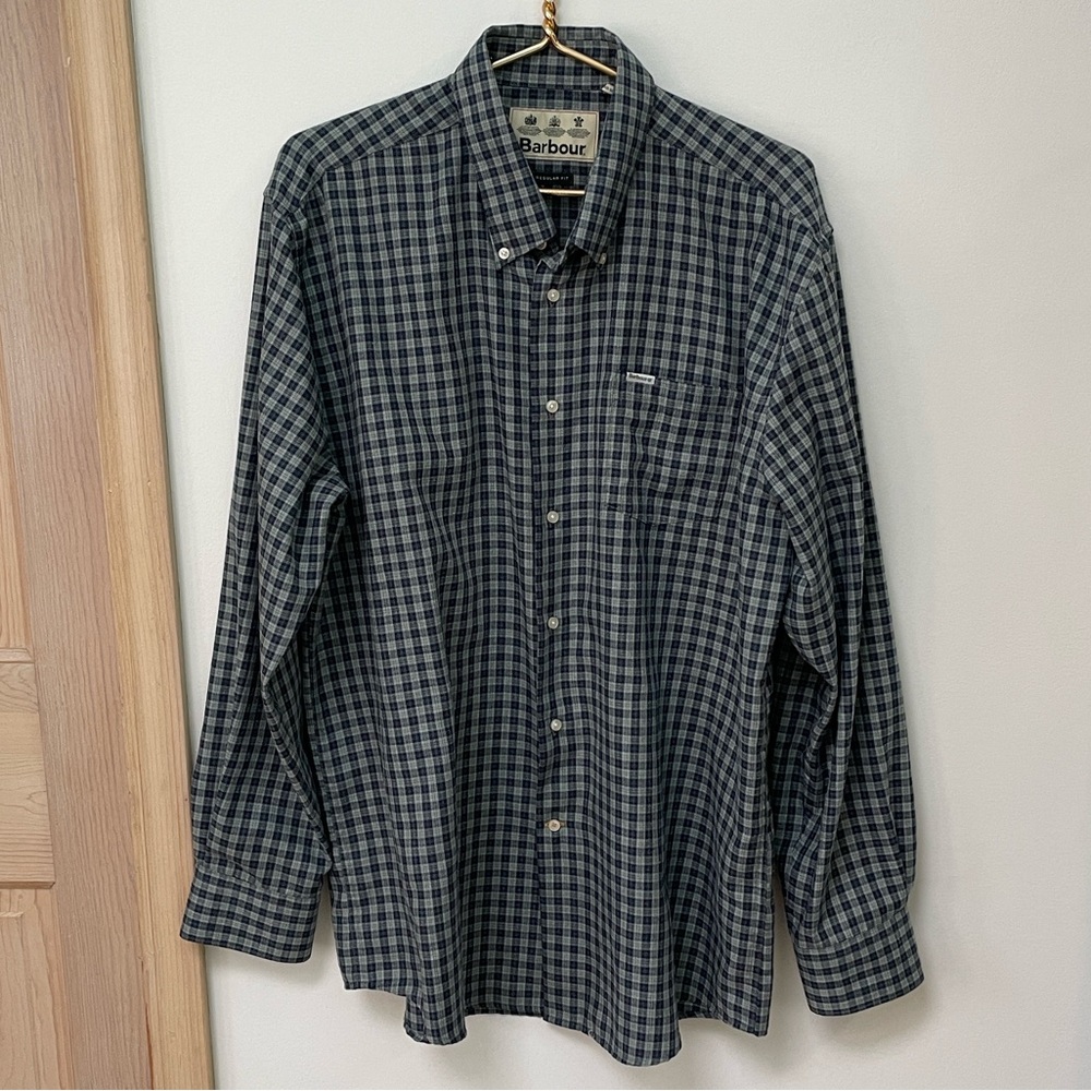 Barbour XL shirt Plaid Flannel
